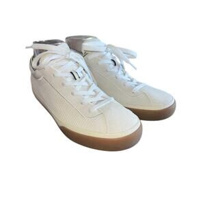 Rothy’s Women’s sz 8 The Lace Up Sneaker Blonde/Ivory Knit